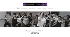 Desktop Screenshot of masterclass-series.com